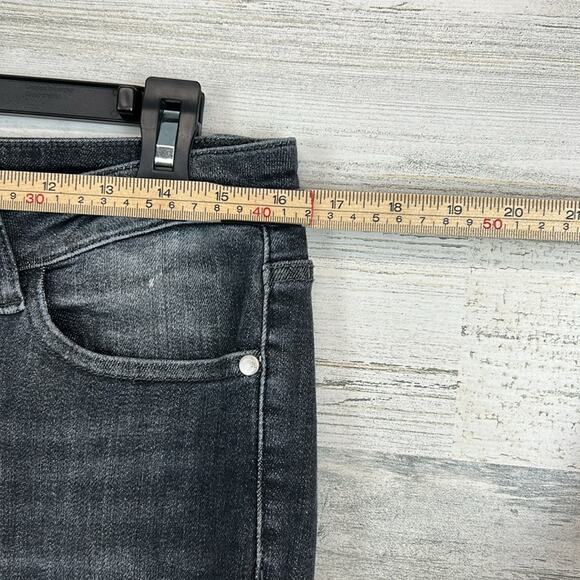 Judy Blue Distressed Holey Faded Stretchy Skinny Jeans Black Gray Size 15/32 - Picture 7 of 9